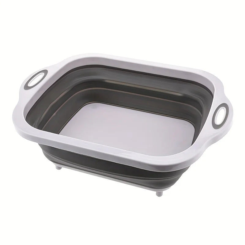 Foldable Portable Basin with Sink and Storage