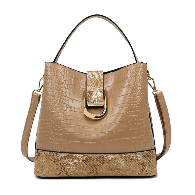 2026 New Soft Leather Bags Luxury Designer Handbag Brand High Quality Crocodile Pattern Women Crossbody Shoulder Bag Sac A Main