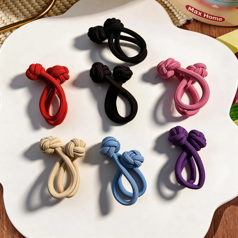 Simplicity Stretchy Rubber Hair Ties for Women, High-Elasticity Fashion Hair Scrunchies for Girls, Hair Accessories