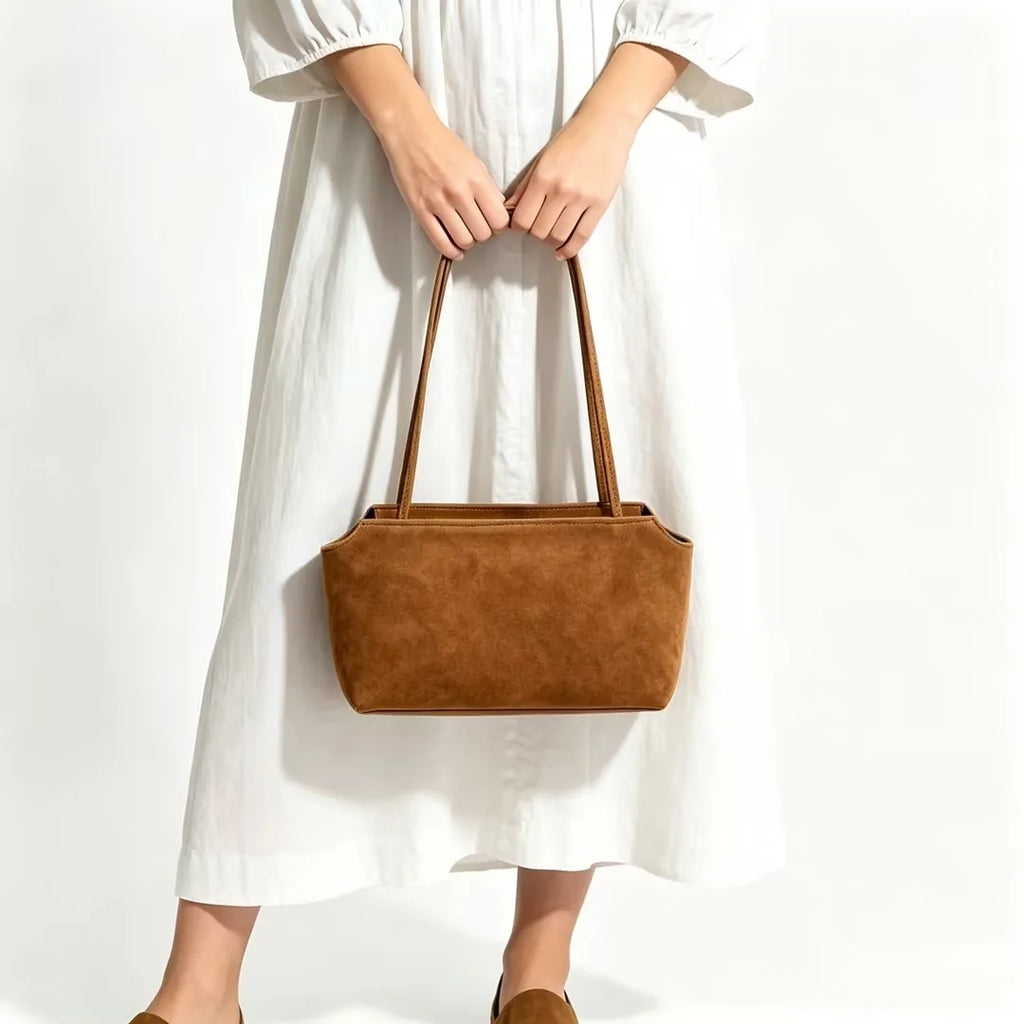 Genuine Leather Woman Handbag Luxury Designer Shoulder Bag Female Fashion Versatile Small Totes Soft Cowhide Underarm Women Bags