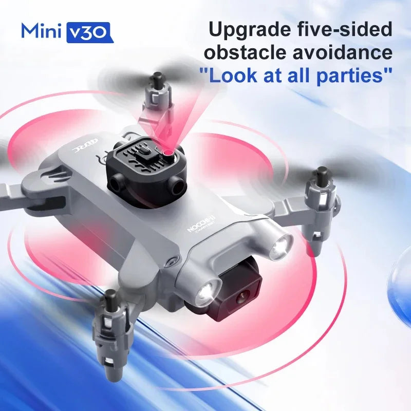 4DRC V30 Mini Drone with HD 4K 1080P Camera, FPV, Professional RC Drone with Five-Sided Obstacle Avoidance, Toy Helicopter Drone