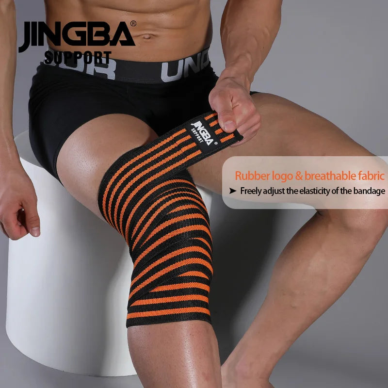 Elastic Knee Wraps for Weight Training