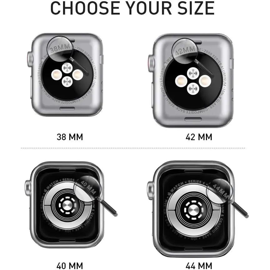 Screen Protector Cover For Apple Watch 45mm 41mm 44MM 40 42MM 38MM TPU Bumper Accessories iwatch Series Ultra 9 8 7 SE 6 5 3 2 1