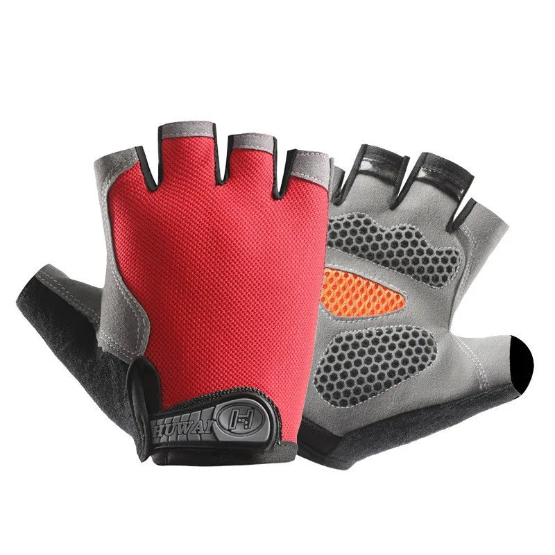 Fingerless Training Gloves for Gym, Weightlifting and Cycling