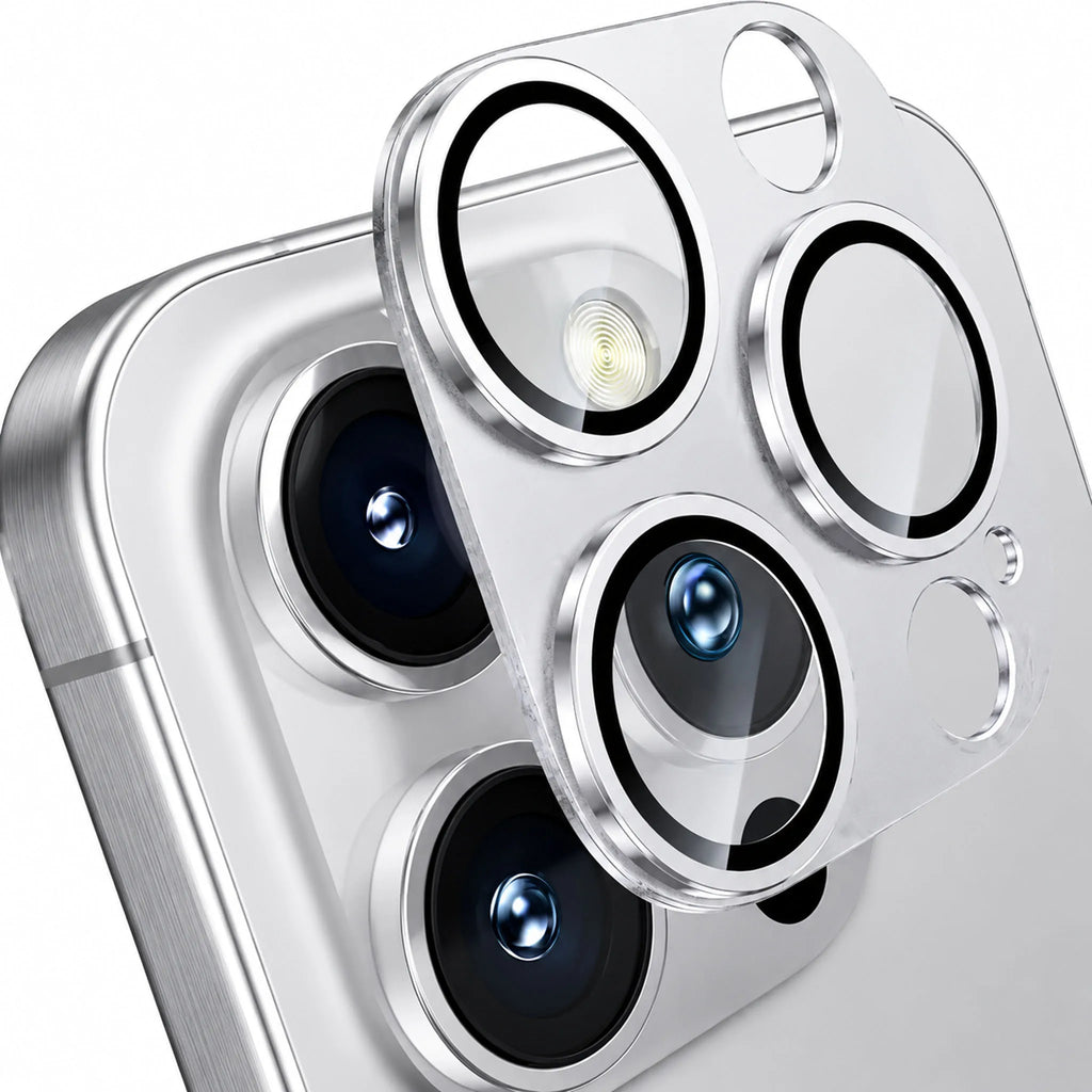 1-3PC Metal Camera Lens Protector For iPhone 18 Pro 17 16 15 14 13 12 11 Pro Max 9H Tempered Glass Matte Armor Anti-Scratch