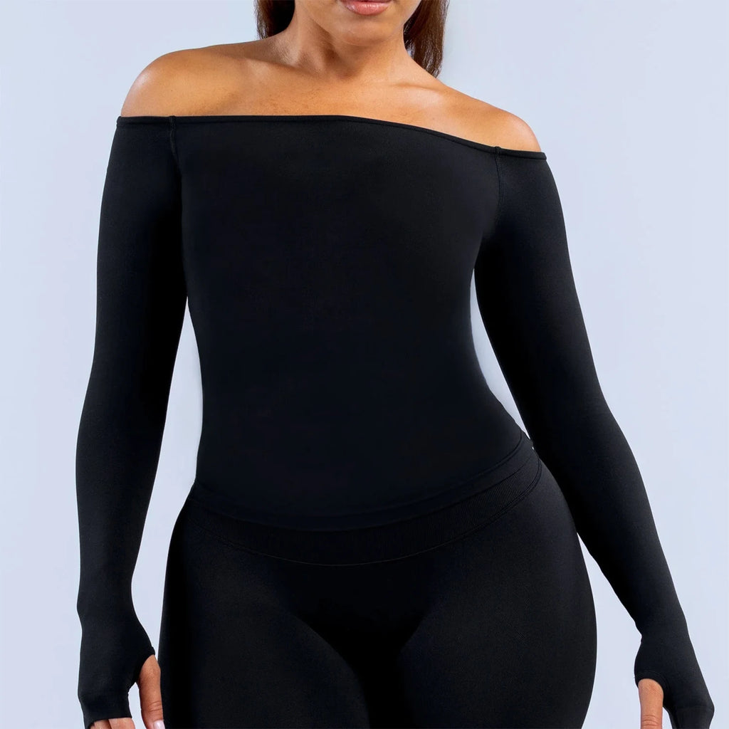 Maillot de sport femme, manches longues
