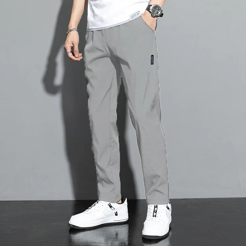 Pantaloni jogger uomo casual con coulisse