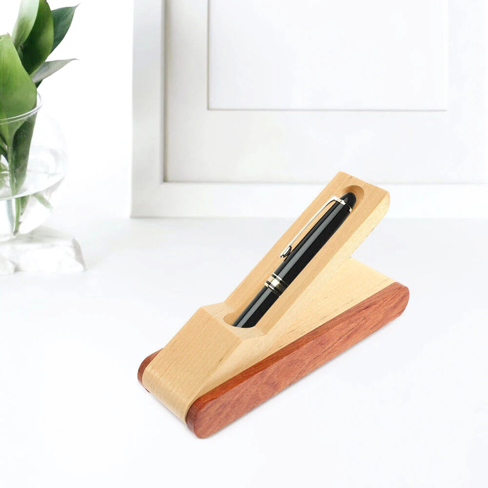 Wooden Pen Display Stand, 16.2 cm