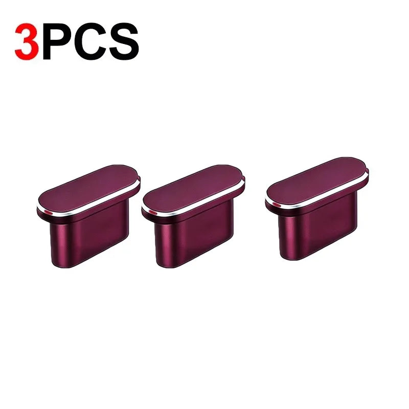1-5Pcs Metal USB Type C Dust Plug For iPhone 18 17 16 Pro Max Mobile Phone Type-C Charging Port Protector Cover Cap Stopper
