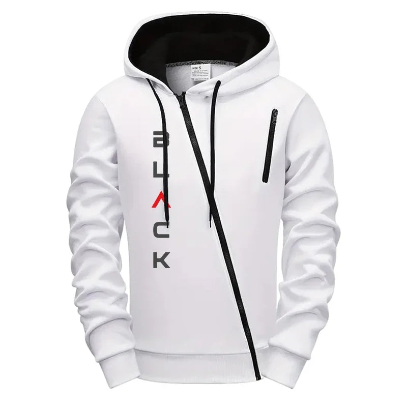 2025 Sale-Hit: Herren-Trainingsanzug mit Kapuzenpullover, Jogginghose, schwarzem Schriftzug, Reißverschlussjacke und Jogginghose – lässiges modisches Outfit für Herbst und Winter
