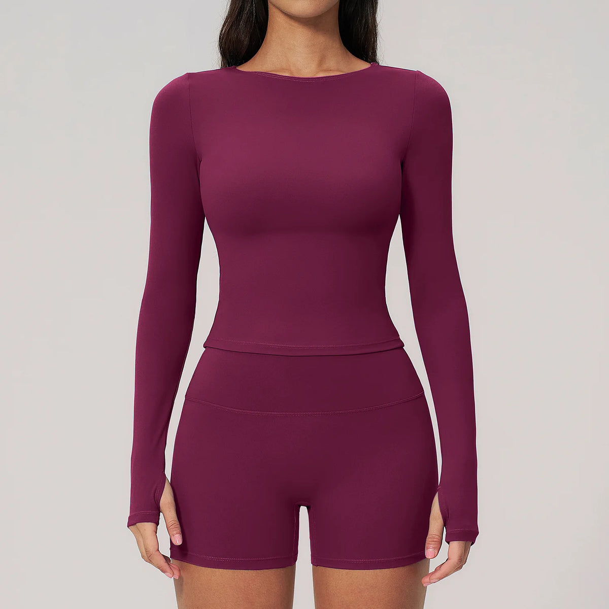 Ensemble yoga femme, 2 pièces, haut et legging