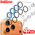 4PCS HD Back Camera Tempered Glass For iPhone 18 17 16 15 14 13 12 11 Pro Max Plus Camera Lens Protector Anti-scratch Glass Film