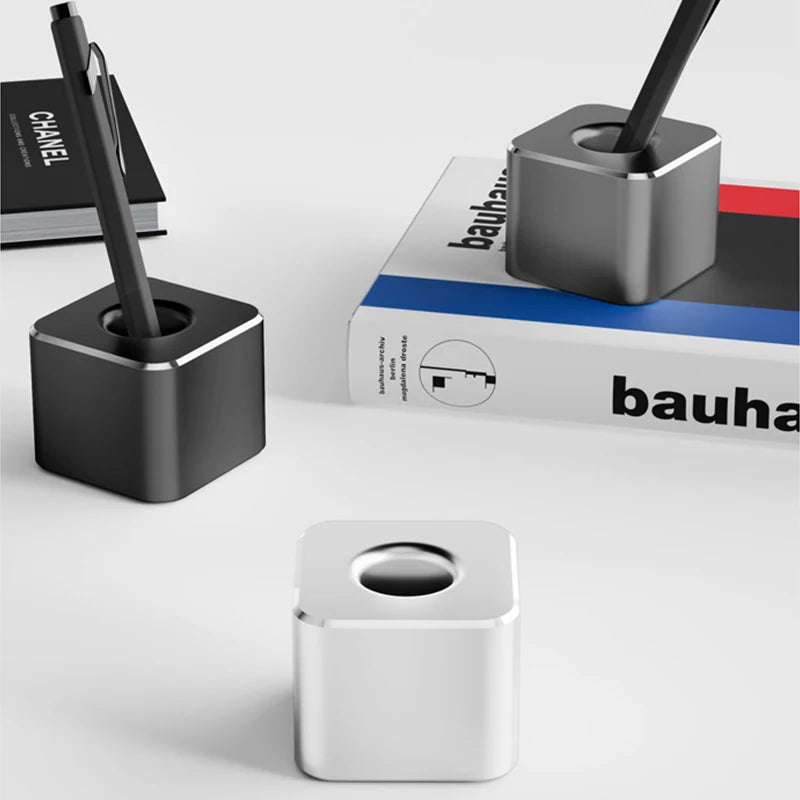 Aluminum Pen Holder with Non-Slip Base