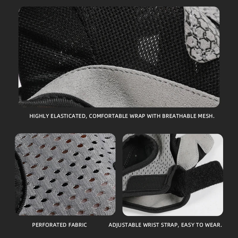 Half-Finger Training Gloves with Padded Palm