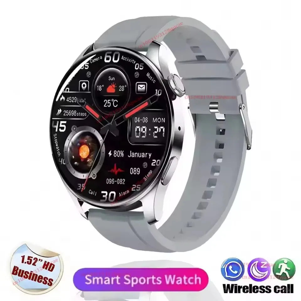 Smart Watch For Men Women ECG Heart Rate Blood Pressure SpO2 Monitor Sleep GPS FitnessTracker Sport Waterproof Smartwatch HT22 ﻿