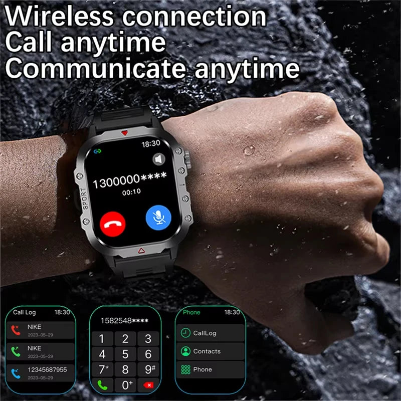 Smartwatch with Bluetooth calls, 2.01″ LCD display and LAXASFIT app