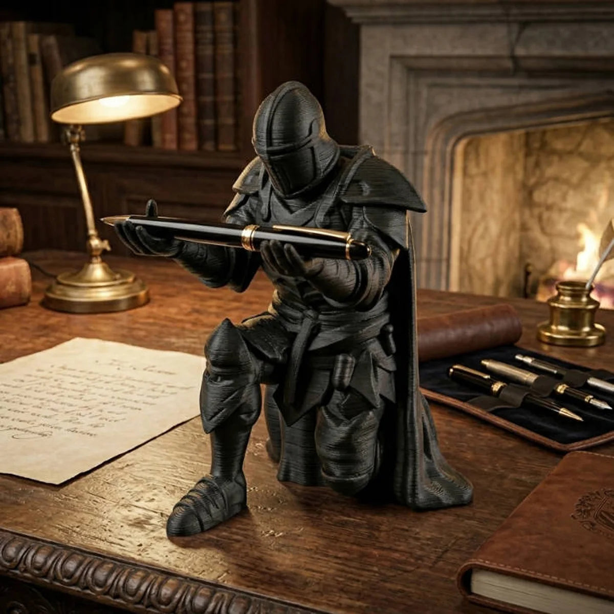 3D-Printed Medieval Knight Pen Holder