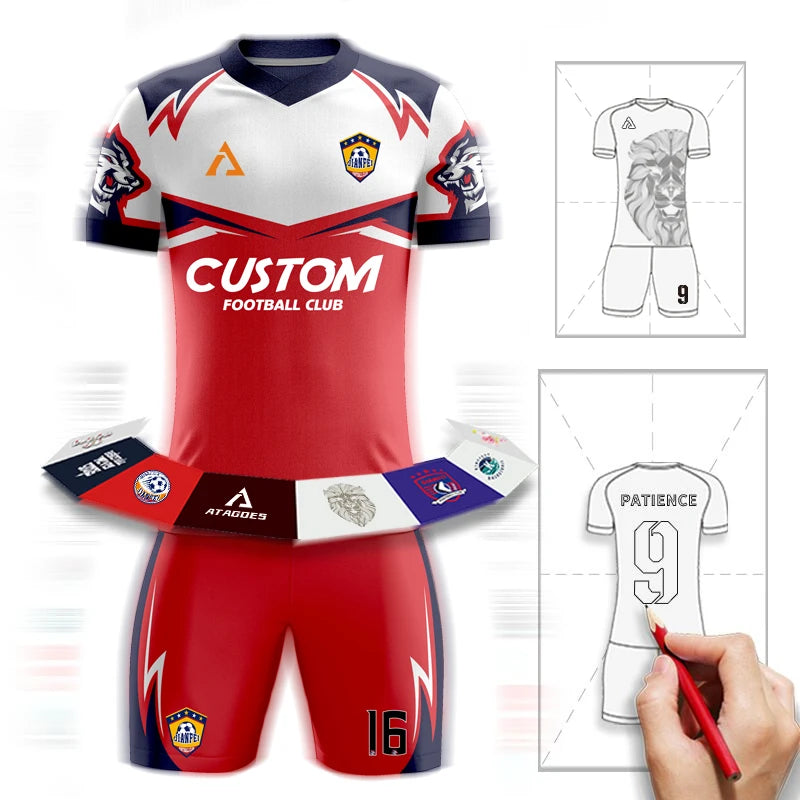 Maglia da calcio uomo in poliestere