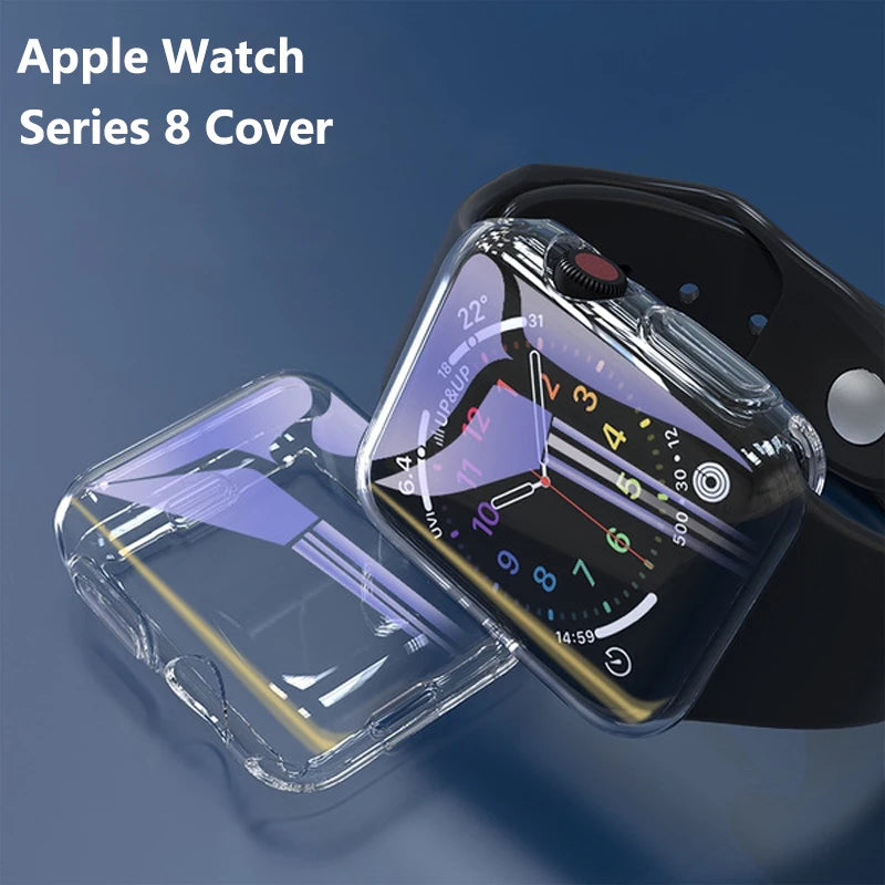 Strap for Apple Watch Band 45MM 44MM iWatch 41MM 40MM Wrist Bracelet Screen Protector Case Apple Watch Series 8 7 SE 6 5 4 3 Ban