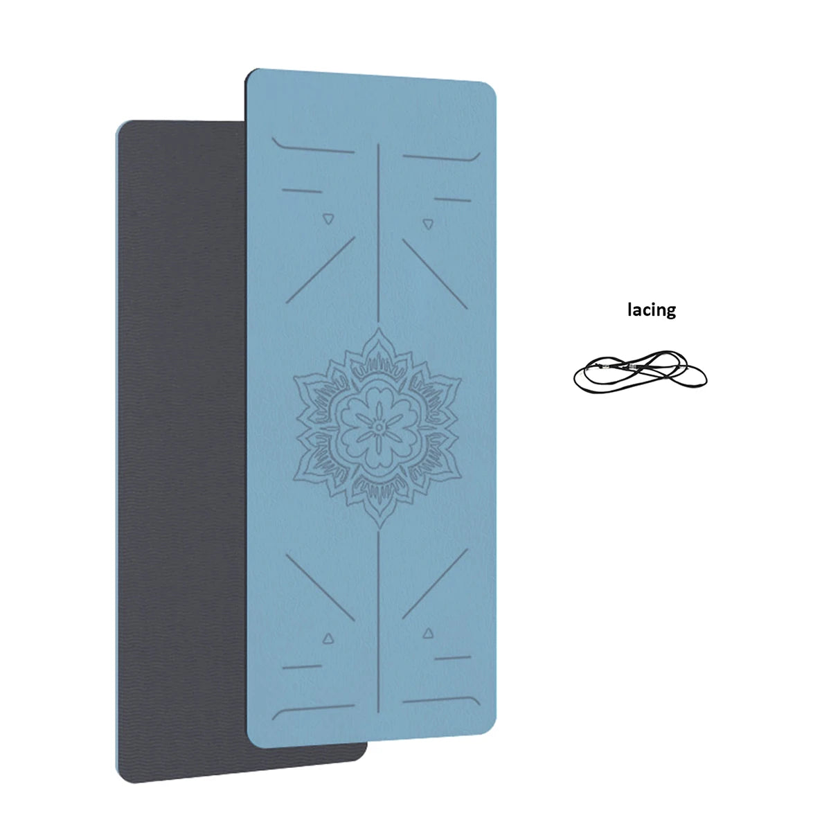 6 mm TPE Yoga Mat, 180 × 57 cm for Yoga and Pilates