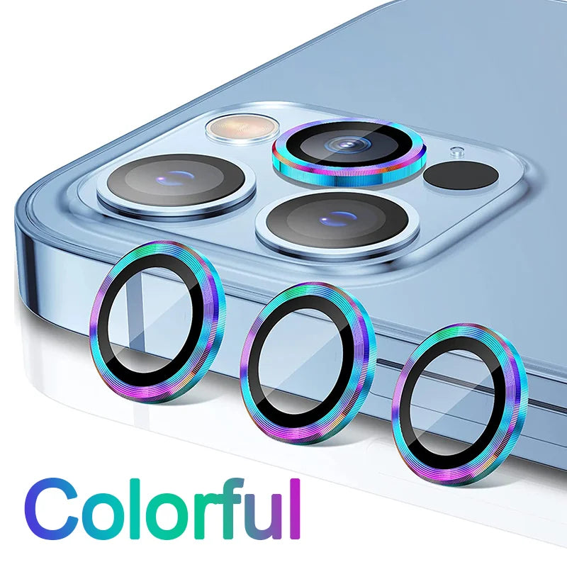 1 Set Metal Ring Glass Camera Lens Protector For IPhone 18 Pro Max 14 15 16 17 Pro Max 17Pro 16Pro 18Pro 17 Cover Accessories
