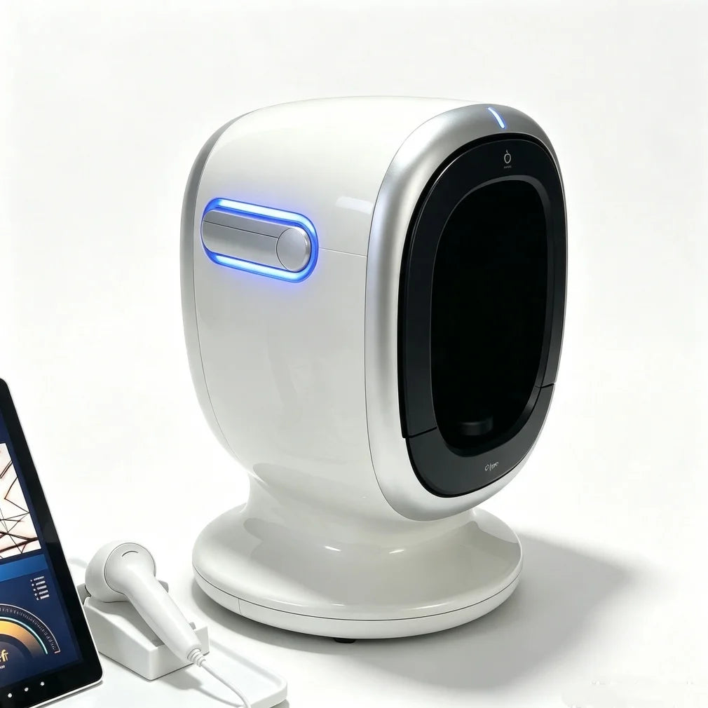 O1pro Escáner 3D portátil con IA para análisis facial y del cuero cabelludo de doble uso, detector profesional del estado de la piel, dispositivo para salones de belleza