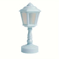 Lampe fleur géométrique à LED sur batterie, veilleuse de bureau, éclairage extérieur pour jardin, cour, patio, pelouse, villa, paysage et chemin.