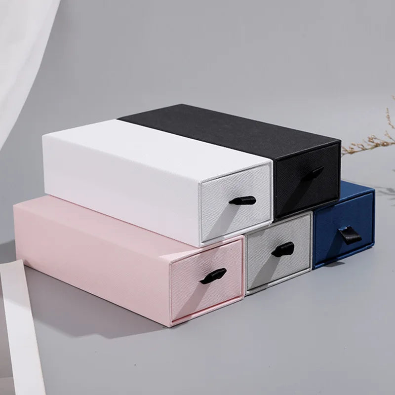 12pcs Drawer Gift Boxes For Wedding Birthday Christmas Party Necklace Watch Jewelry Gifts Packaging Box
