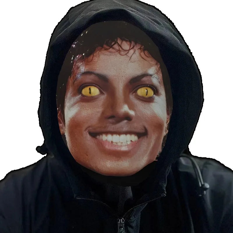 Accesorios de cosplay de MJ Michael Jackson, máscaras faciales de celebridades impresas en 3D, pasamontañas de malla elástica para juegos de rol de Halloween