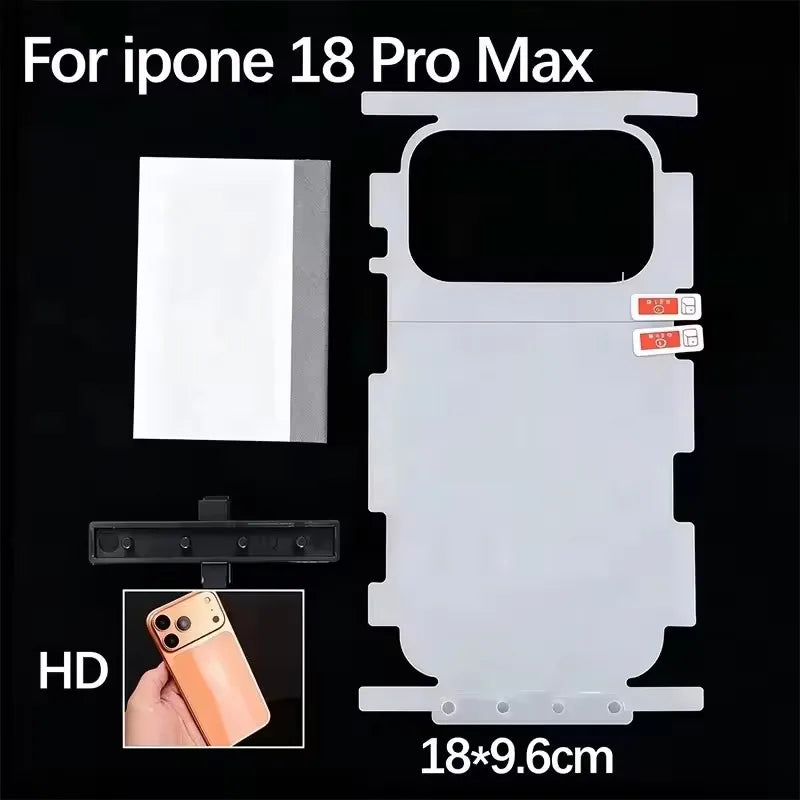 1-3Pcs For Apple IPhone 18 Pro Max 18Pro 17Pro Wrap Side Edge Back Protector Scratch Autorepair Matte/HD Soft TPU Hydrogel Film