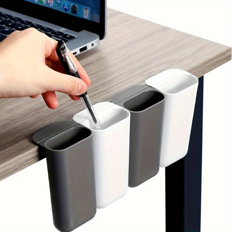 Clip-On Desk Pen Holder, 1- or 2-Piece Set