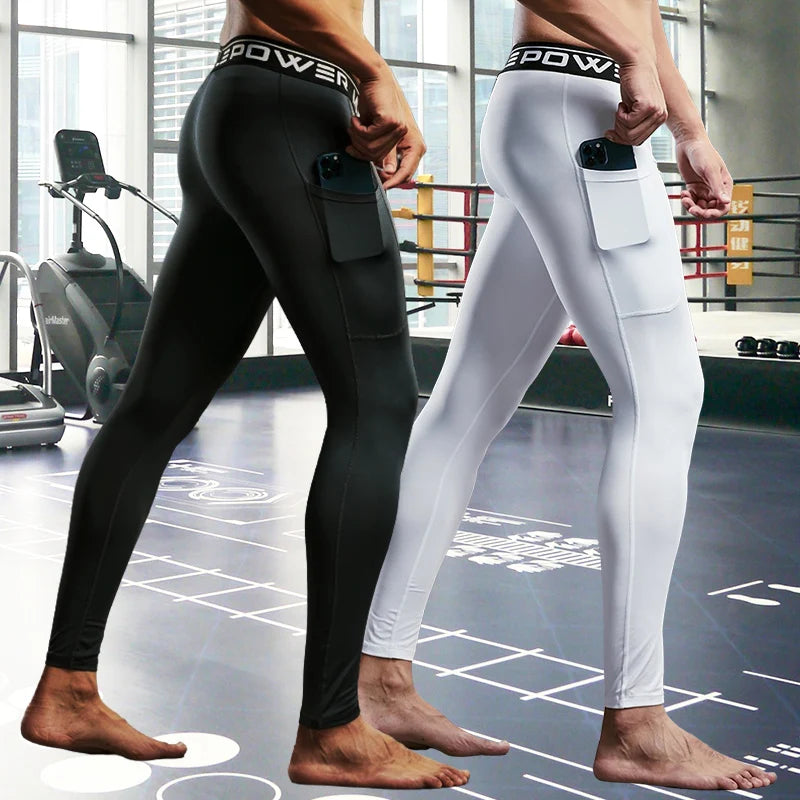 Men’s Running Tights and Compression Sports Pants