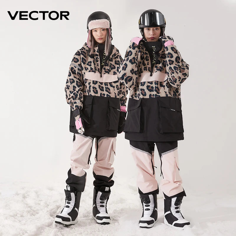 Giacca da sci donna VECTOR HXF70073 con cappuccio