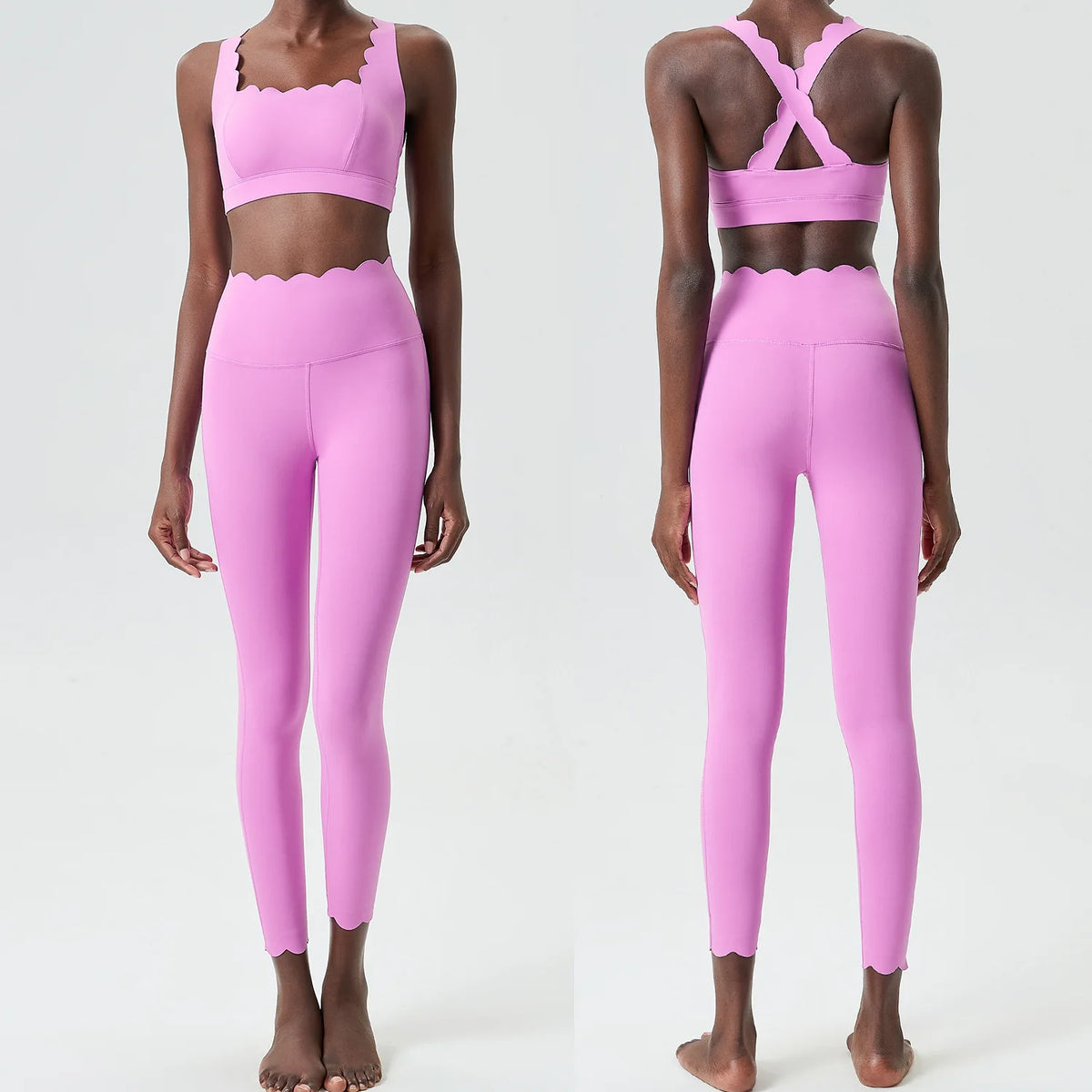 Ensemble yoga femme, 2 pièces