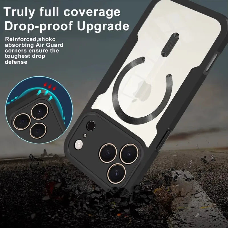 Full Body Protection Case For Apple iPhone 18 17 Pro Max Protective Cover With Screen Protector For Magsafe Wireless Charing