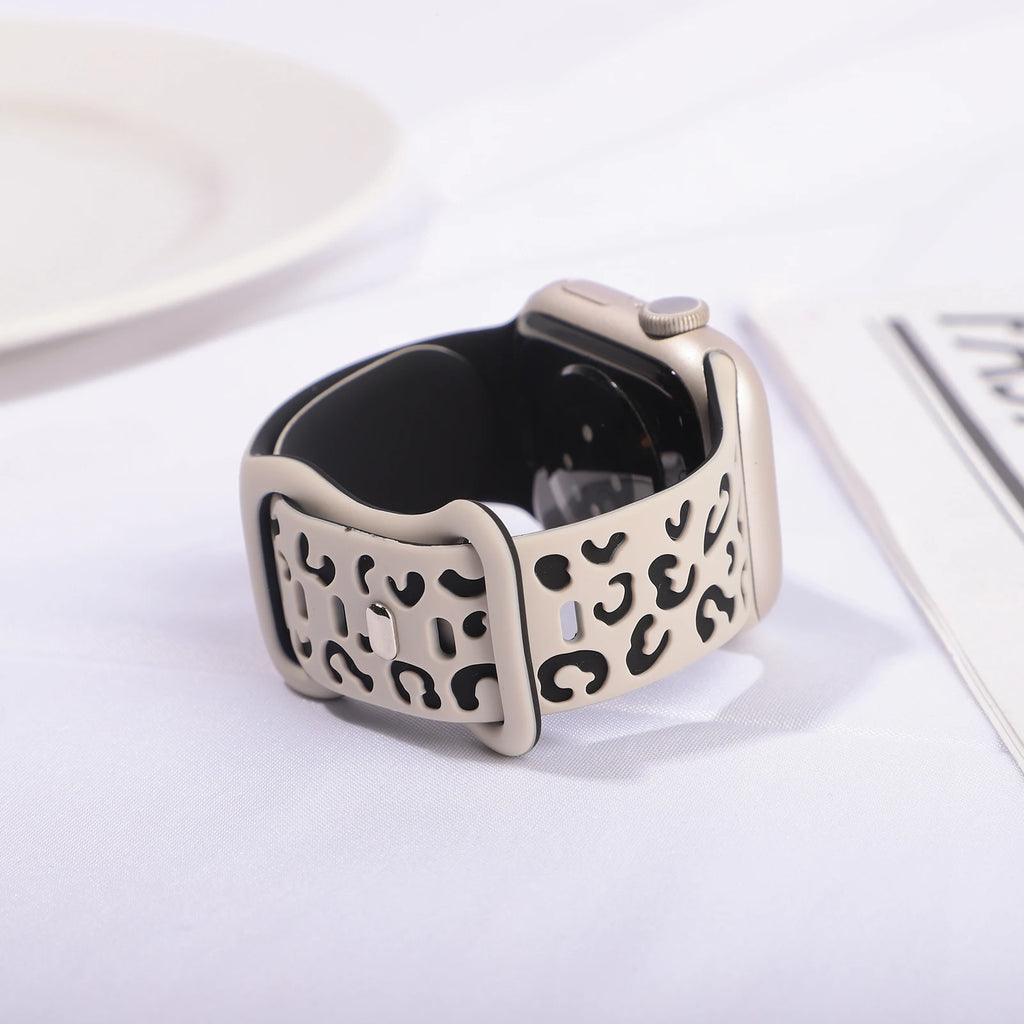Engraved Strap For Apple Watch Band 45mm 44mm 46mm 42mm 41mm 40mm 49mm Silicone Correa Bracelet Series 11 8 9 10 7 SE 6 5 Ultra