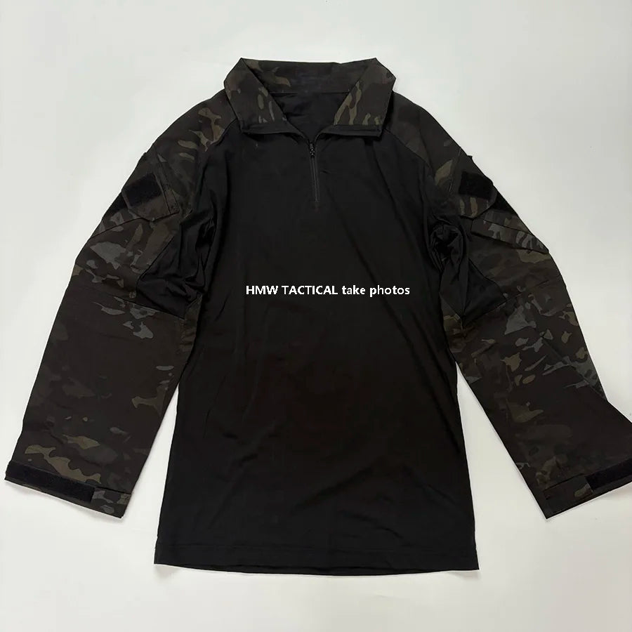 Completo mimetico uomo con maglia e pantaloni