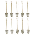 10pcs Molle Attachment Clips Molle Web Dominators Elastic Strap Tactical Gear for Outdoor Hydration Tube Backpack Management