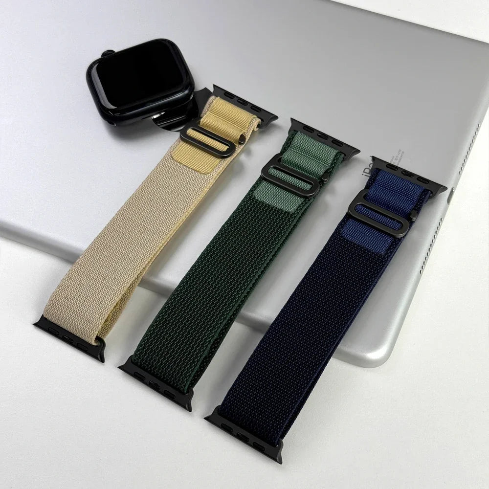 Alpine Loop Strap for Apple Watch Ultra 4 3 2 Band 49mm 45mm 44mm 40mm 41mm 46mm 42mm Bracelet iWatch Series 12 11 10 SE 9 8 7 6