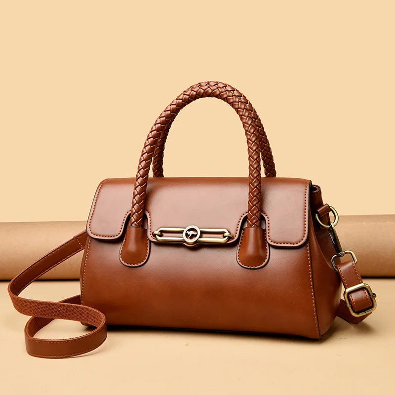 Women 2026 New Luxury Purses and Handbags Designer Messenger Bag Sac High Quality PU Leather Shoulder Crossbody Bags for Female