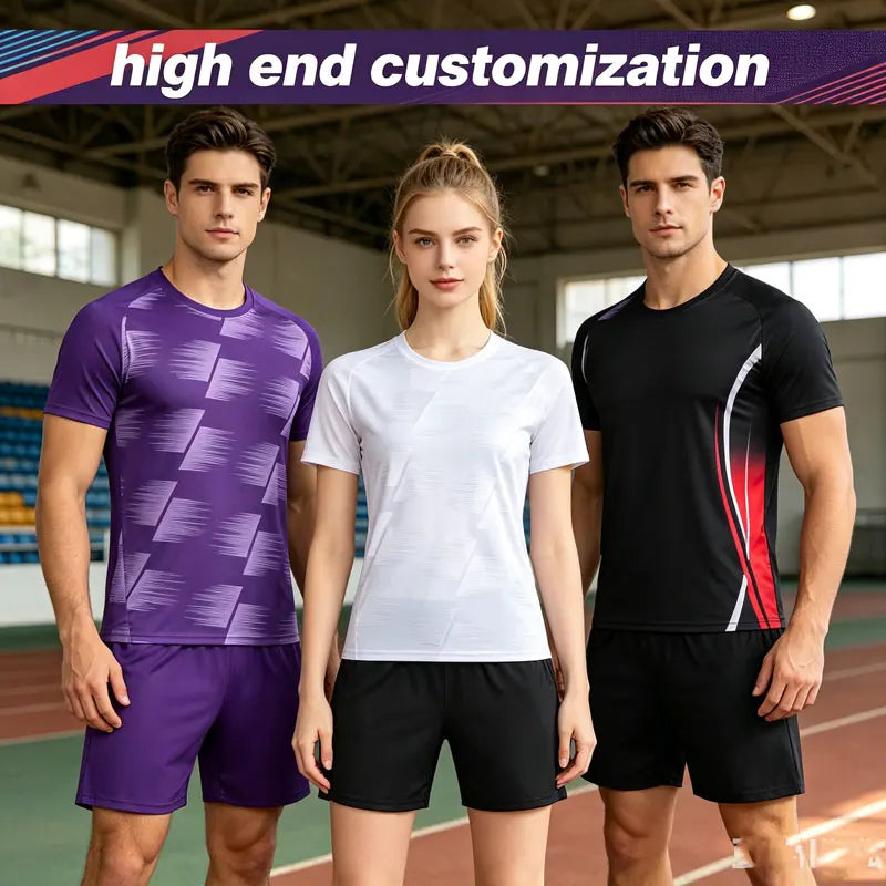 Adult Football Jersey Uniform Soccer Customize Men Kit Sports Clothes Women Futsal Sportswear Training Tracksuit Suit Clothing