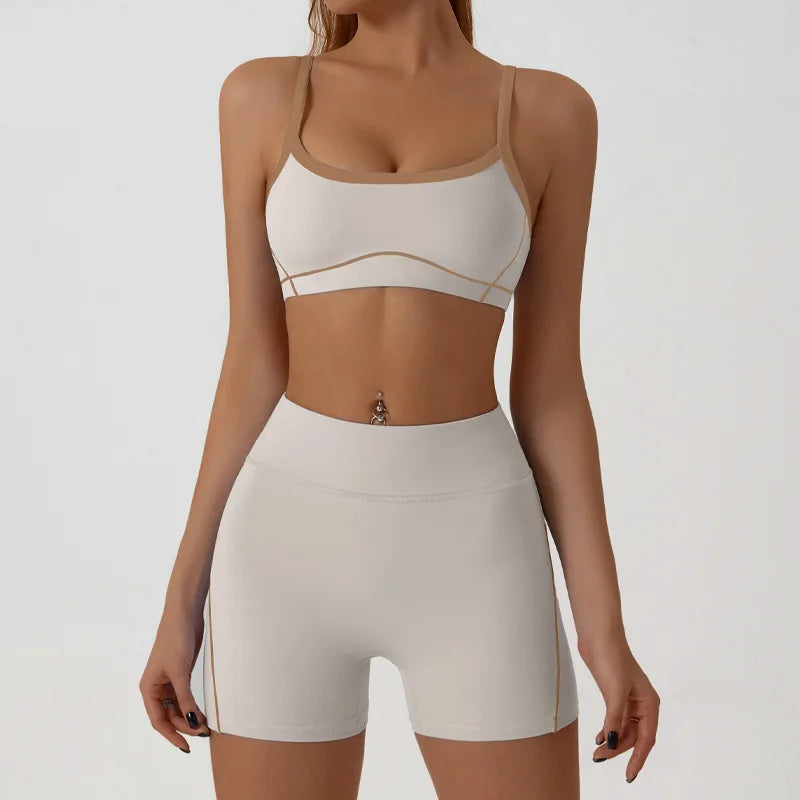 Ensemble yoga femme, 2 pièces