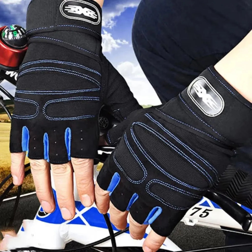 Guanti sportivi a mezze dita per allenamento