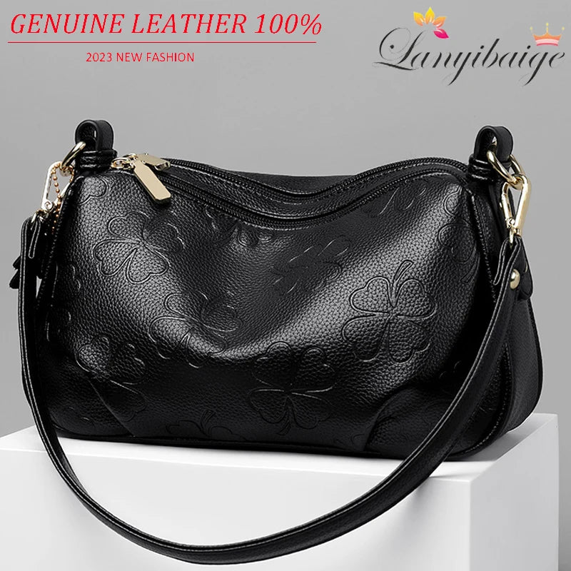 Genuine Brand Sac A Main Soft Leather Shoulder Bags For Women 2026 New Luxury Ladies Crossbody Bag Designer High Quality Handbag