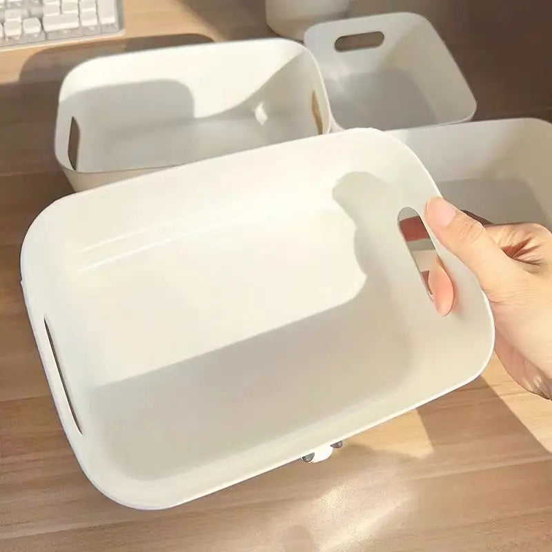 Panier de rangement, objets divers de bureau domestique, boîte de rangement pour étudiants, étagère de tiroir de cuisine, générateur de revenus