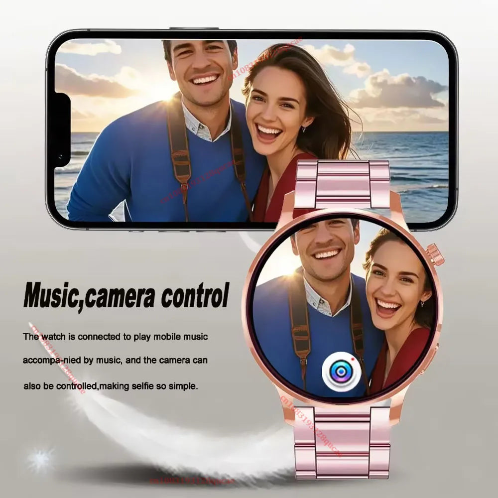 Smartwatch rotondo con display da circa 1,5″ e chiamate Bluetooth