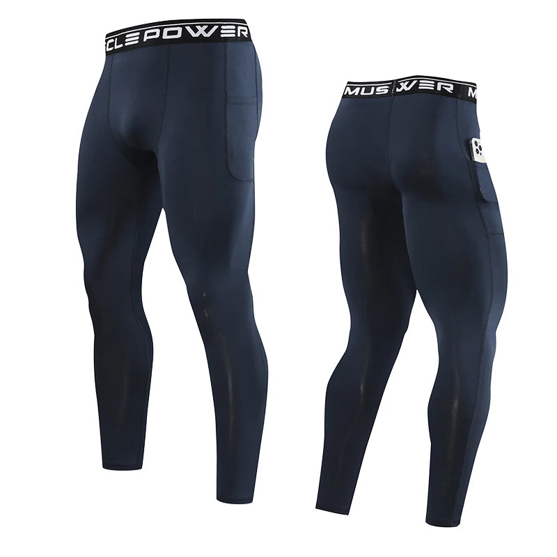 Men’s Running Tights and Compression Sports Pants