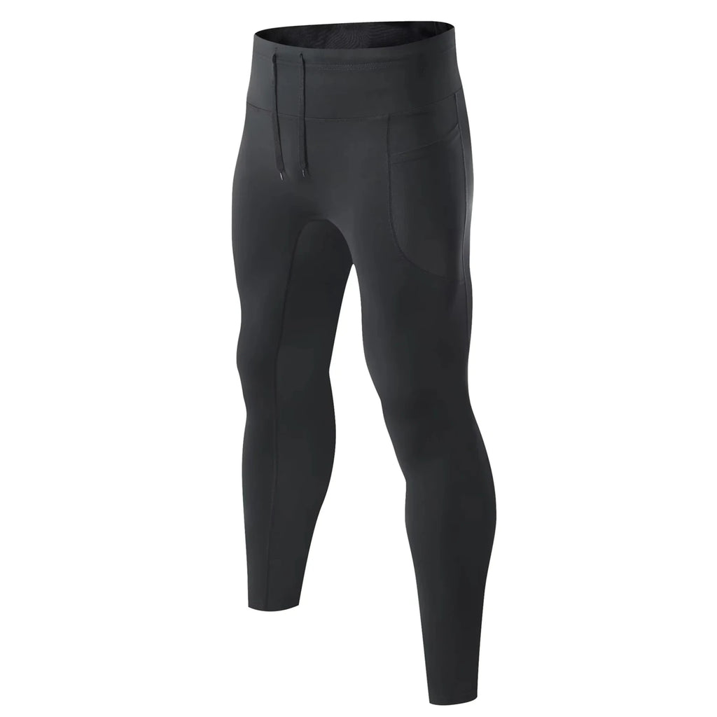 Leggings sportivi lunghi con vita elasticizzata