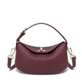TOPHIGH New Genuine Leather Bucket Bag Simply Crossbody Bags For Women Luxury Designer Fashion Handbag Ladies Shoulder Purse Bag