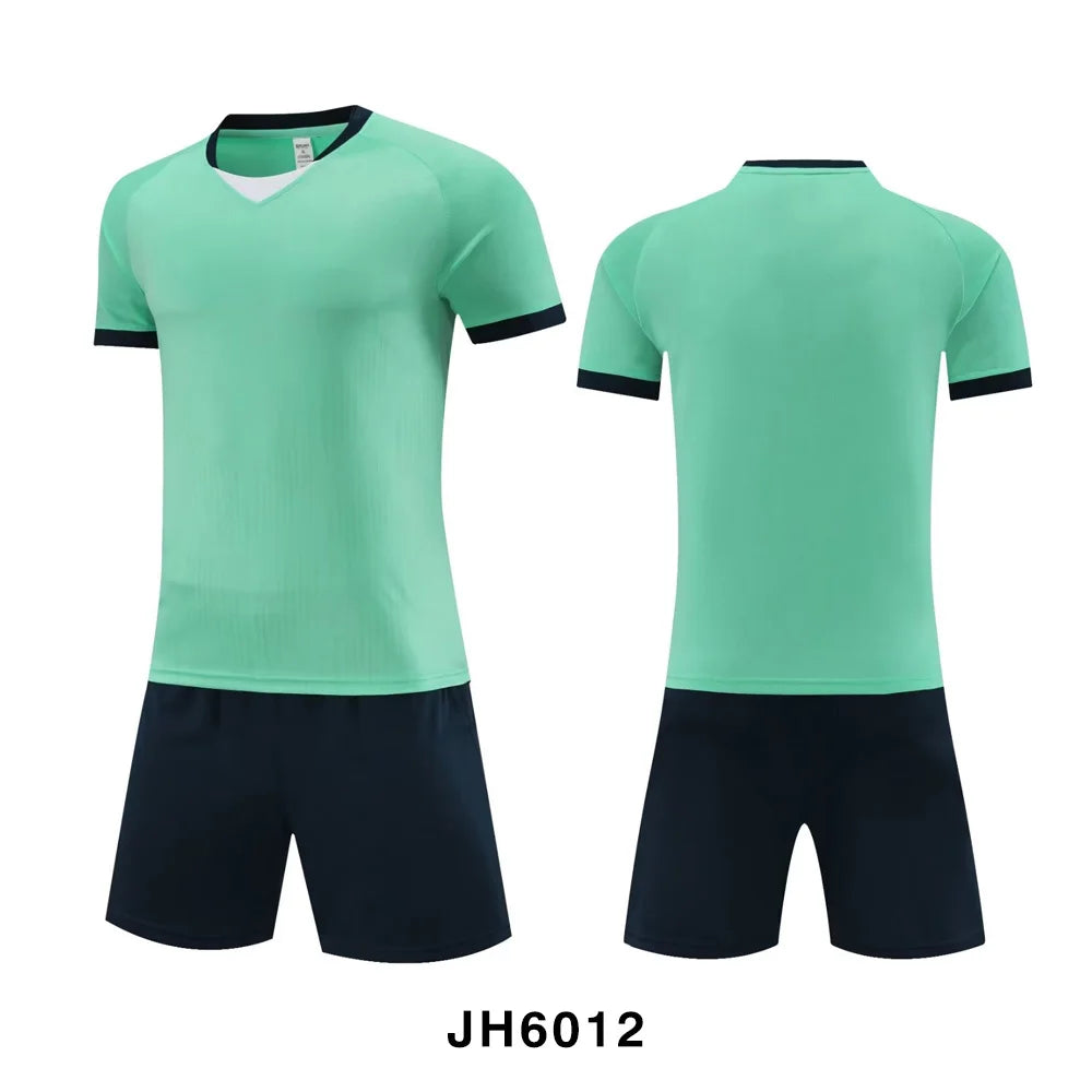 Adult Football Jersey Uniform Soccer Customize Men Kit Sports Clothes Women Futsal Sportswear Training Tracksuit Suit Clothing